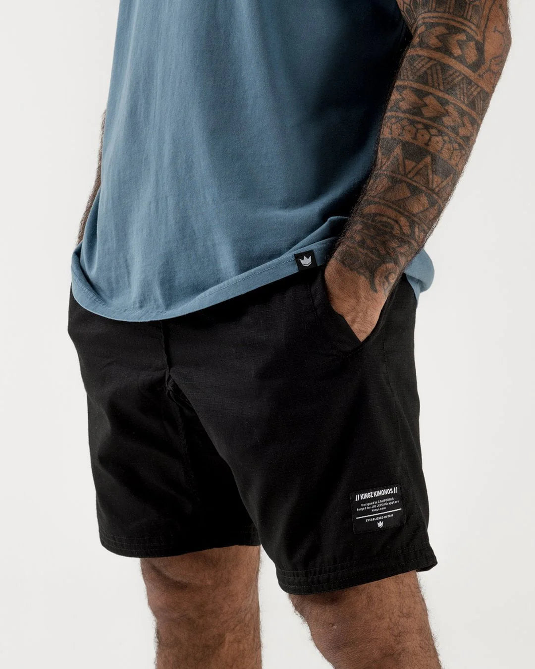 Kingz Casual Gi Shorts Black