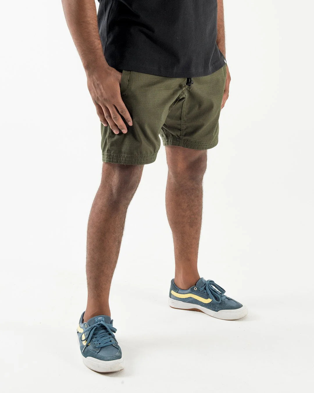 Kingz Casual Gi Shorts Military Green
