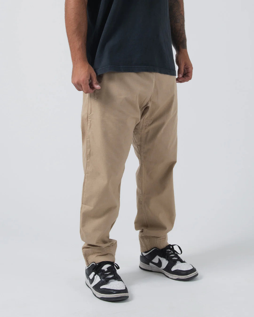 Kingz Casual Rip Stop Gi Pant Khaki