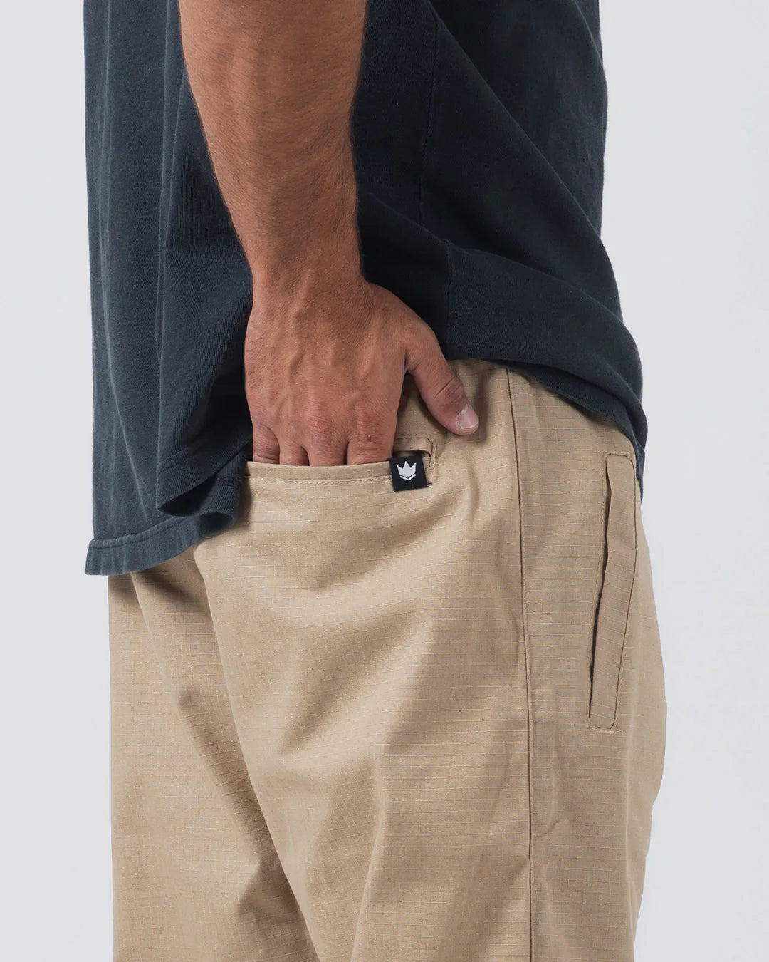 Kingz Casual Rip Stop Gi Pant Khaki