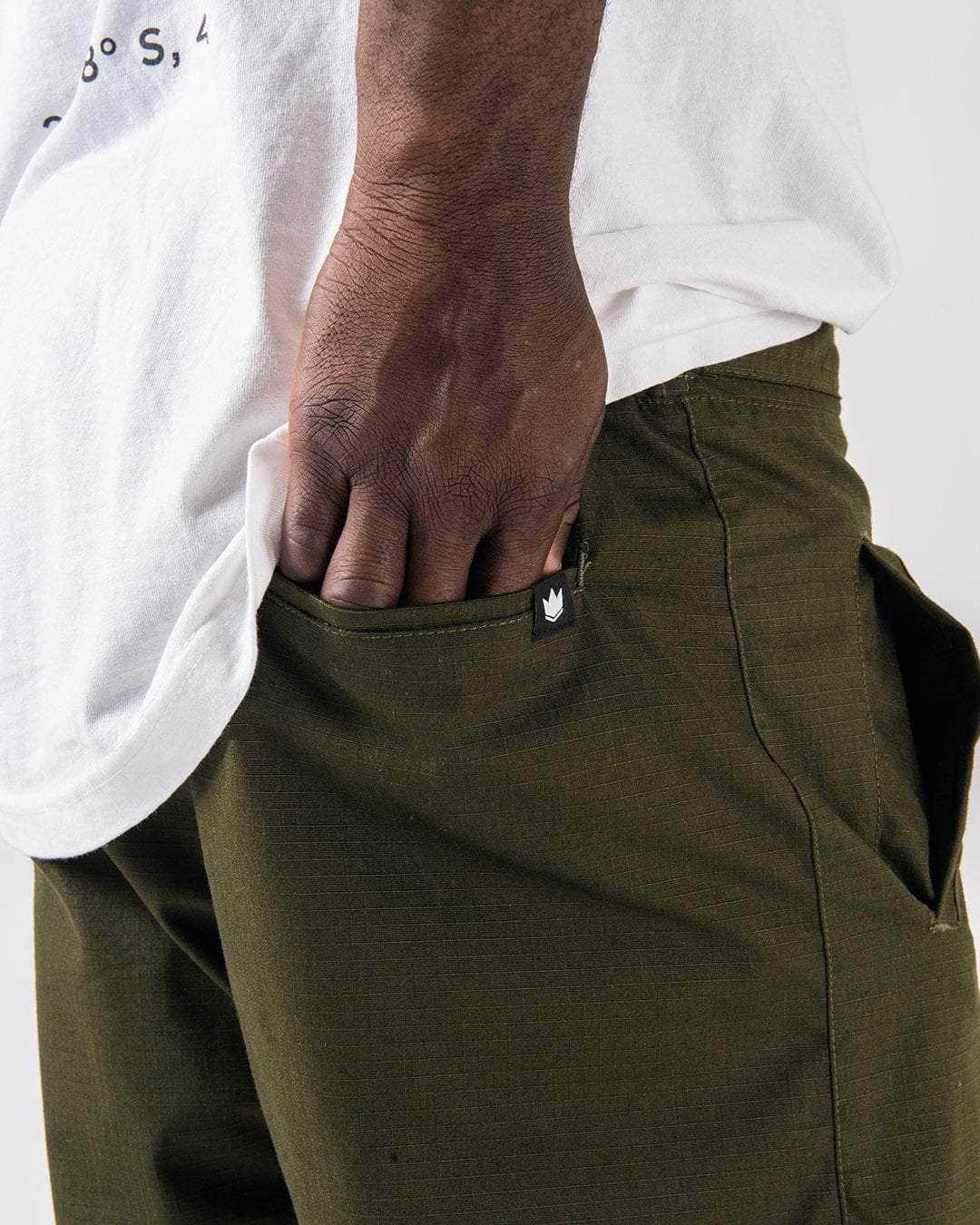 Kingz Casual Rip Stop Gi Pant Military Green