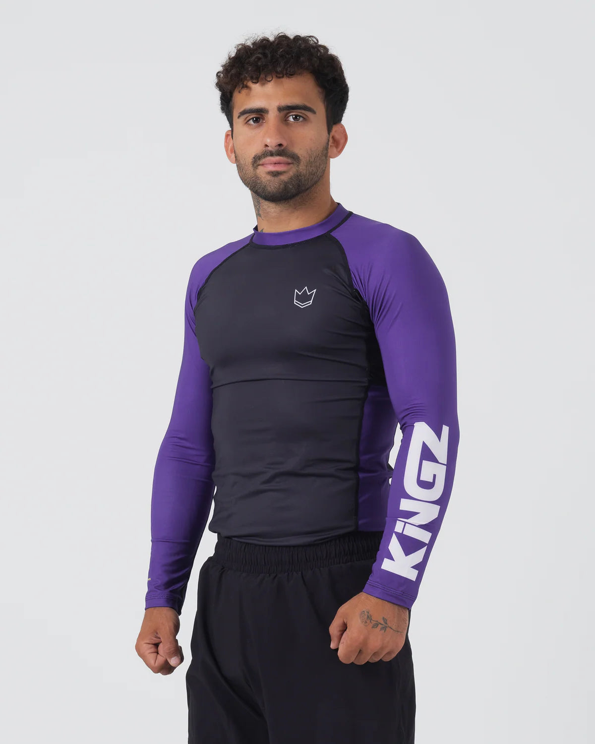 Kingz Ranked Performance V2 Long Sleeve Rashguard Purple