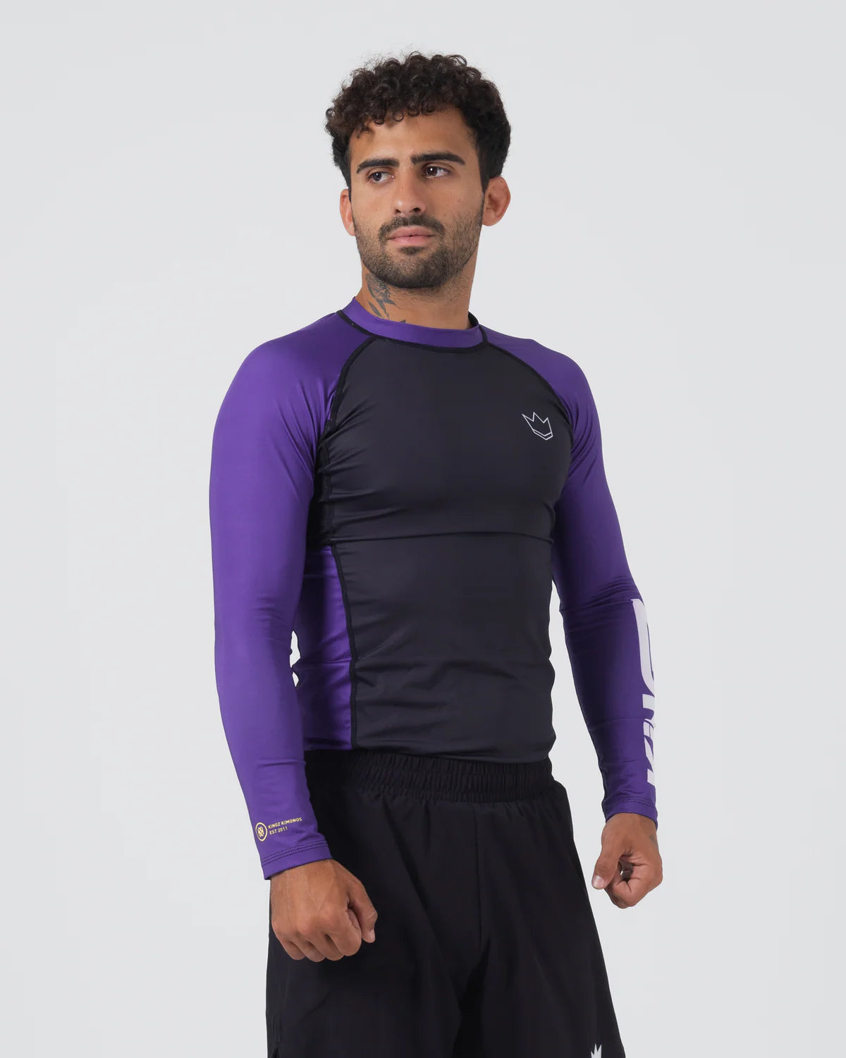Kingz Ranked Performance V2 Long Sleeve Rashguard Purple