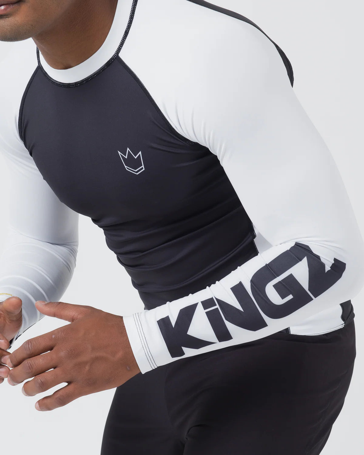 Kingz Ranked Performance V2 Long Sleeve Rashguard White