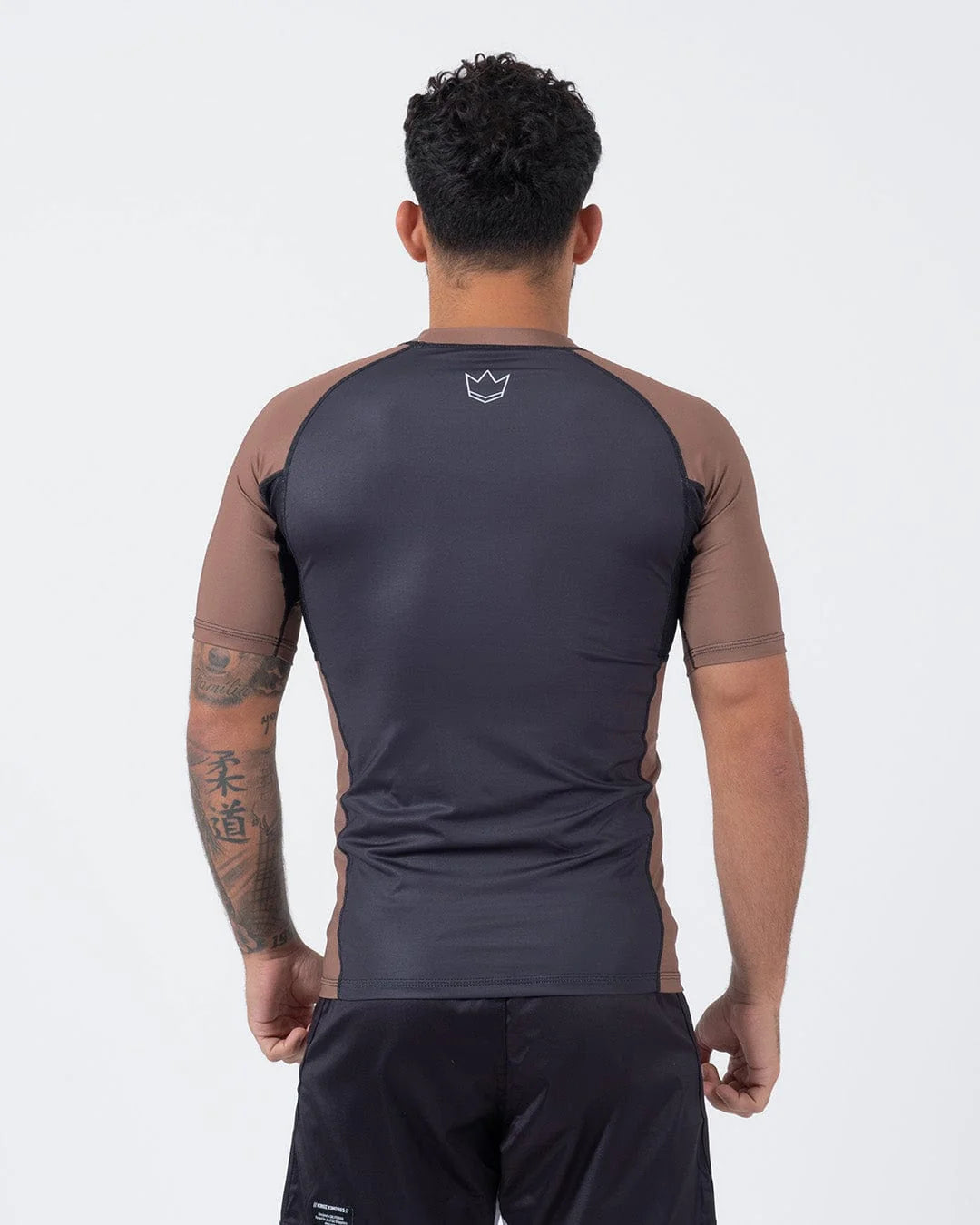 Kingz Ranked Performance V2 Short Sleeve Rashguard Brown