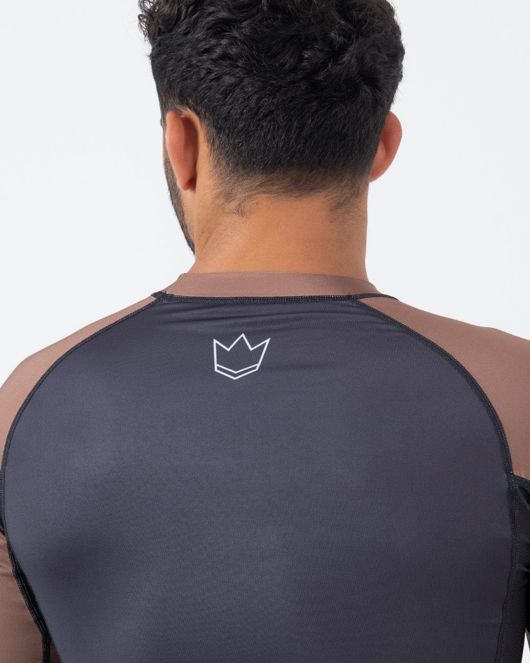 Kingz Ranked Performance V2 Short Sleeve Rashguard Brown