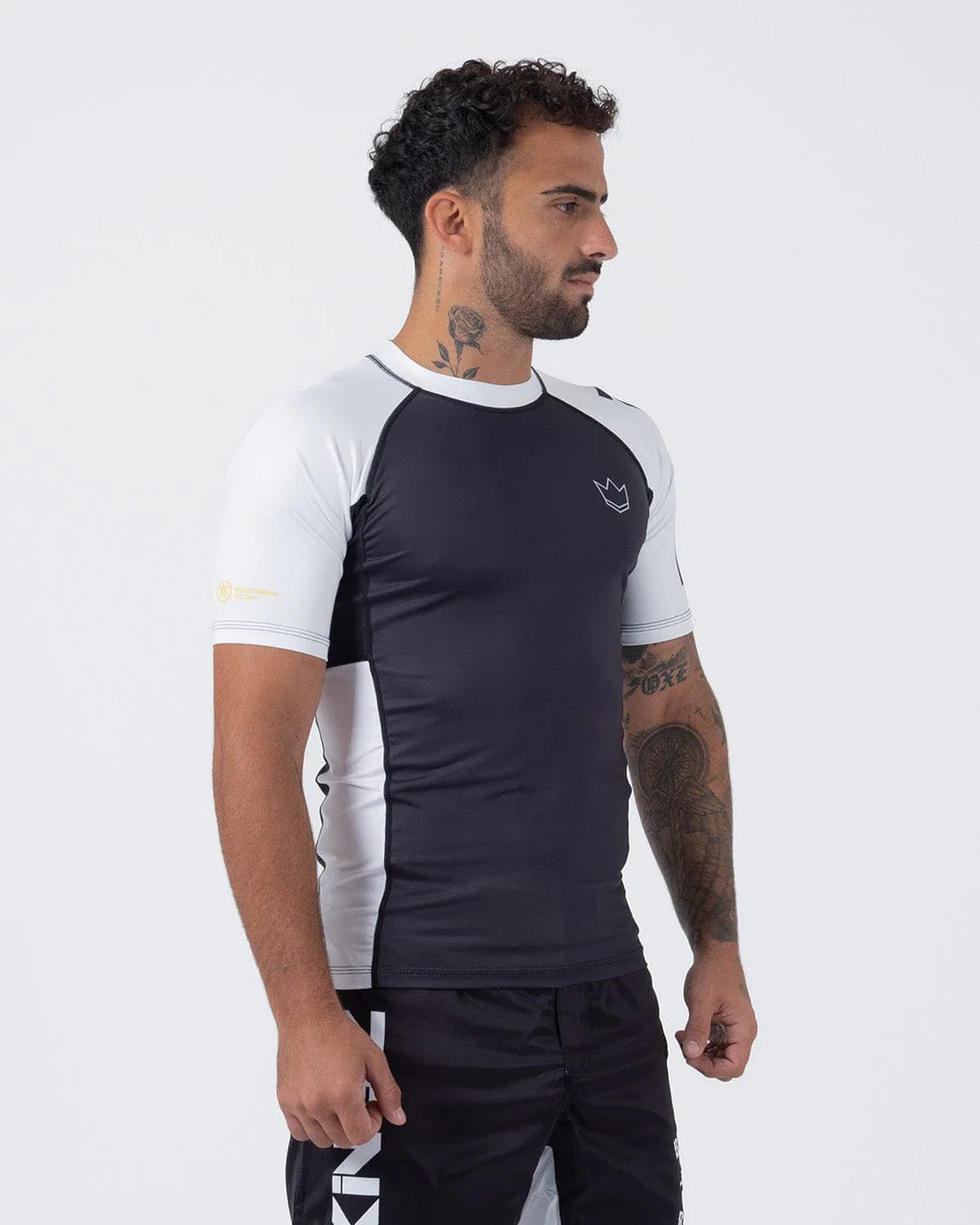 Kingz Ranked Performance V2 Short Sleeve Rashguard White