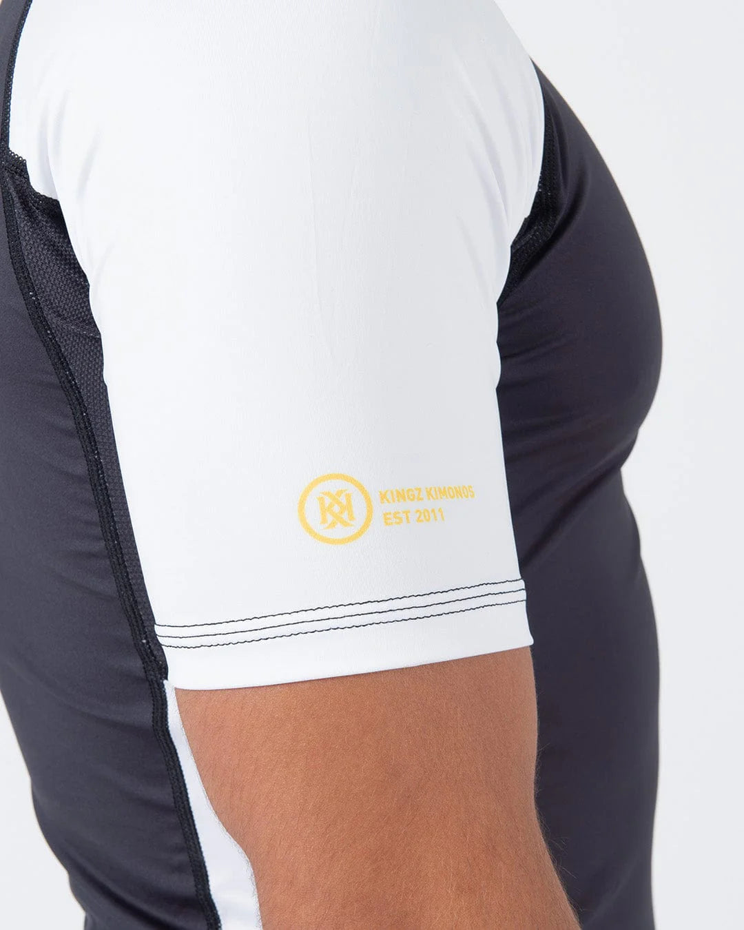 Kingz Ranked Performance V2 Short Sleeve Rashguard White