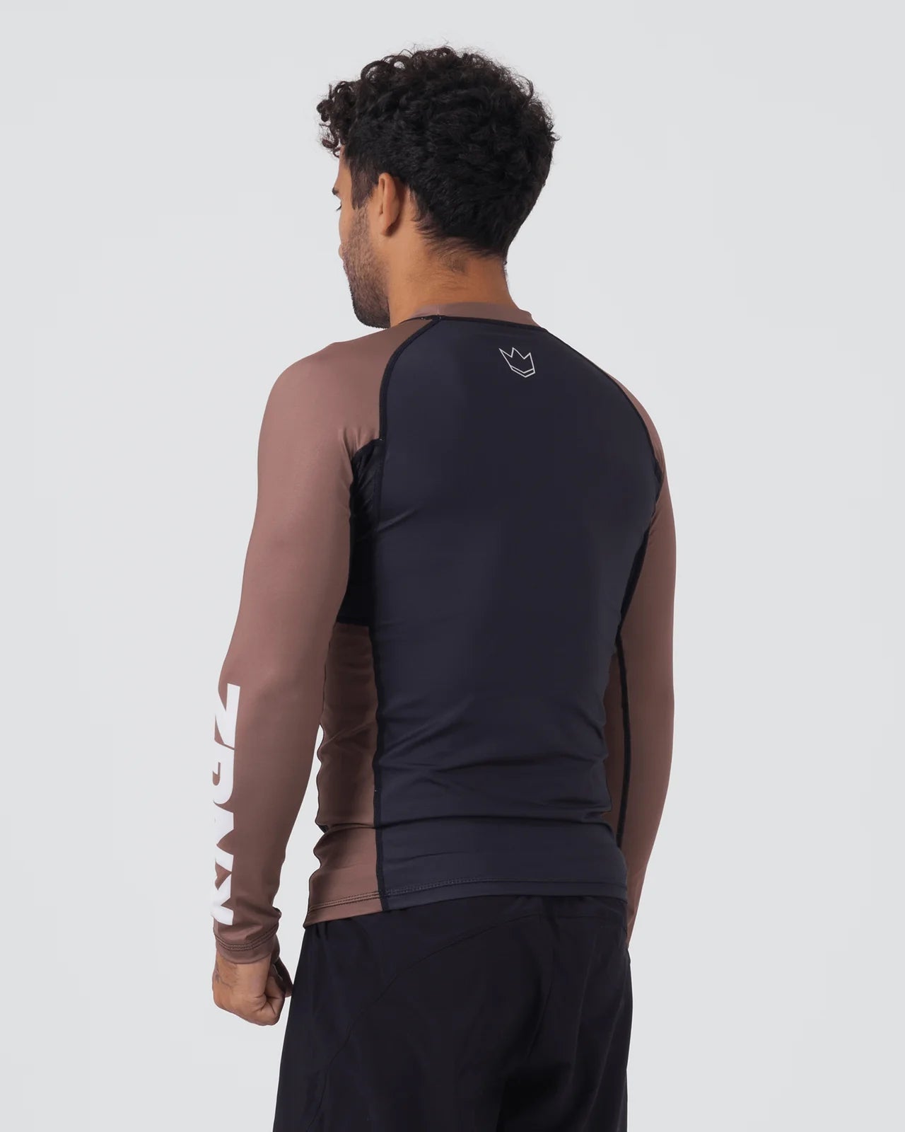 Kingz Ranked Performance V2 Long Sleeve Rashguard Brown