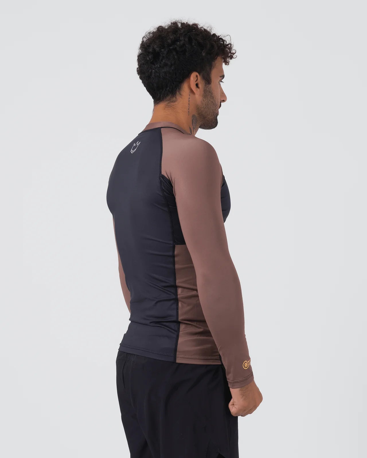 Kingz Ranked Performance V2 Long Sleeve Rashguard Brown