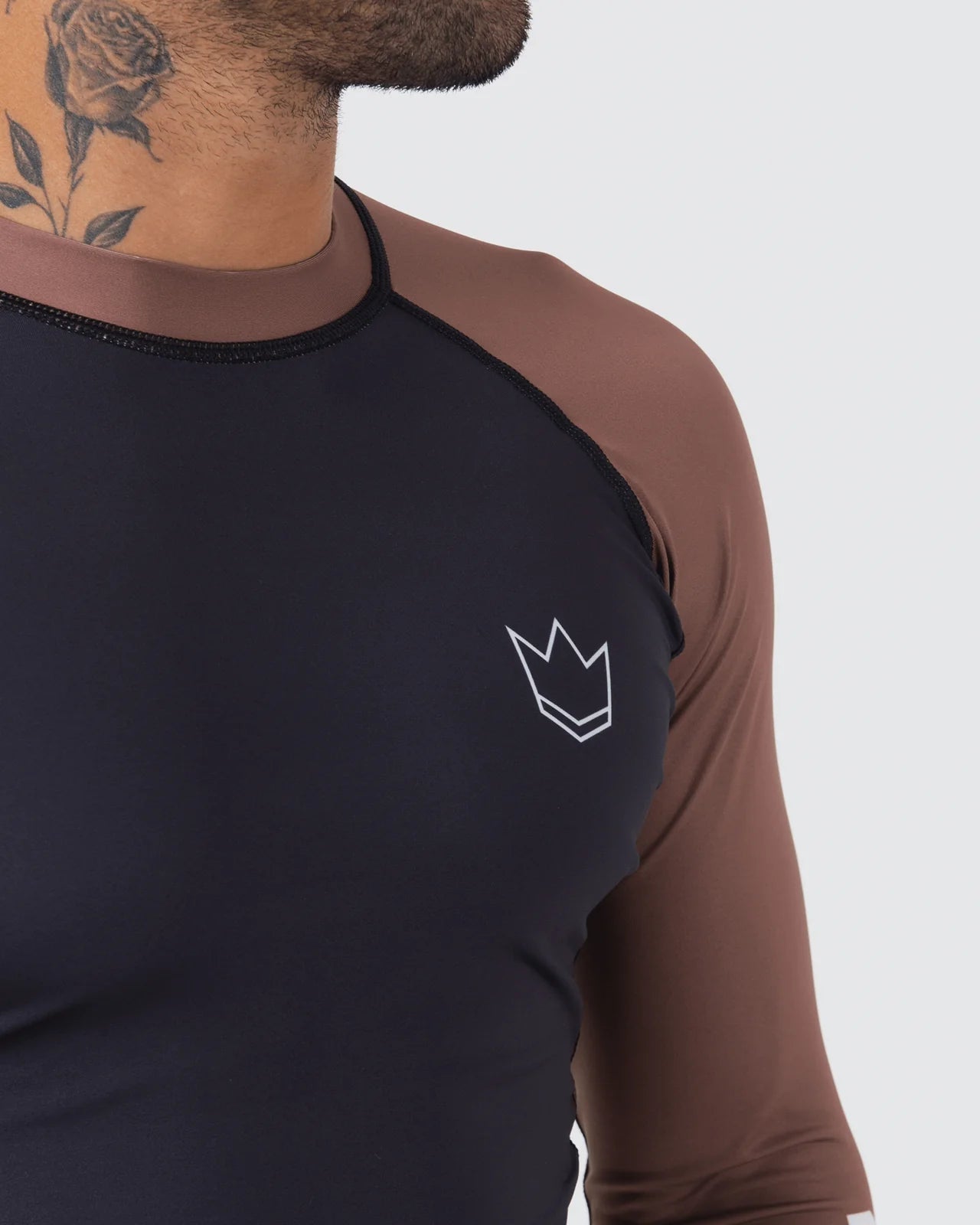 Kingz Ranked Performance V2 Long Sleeve Rashguard Brown