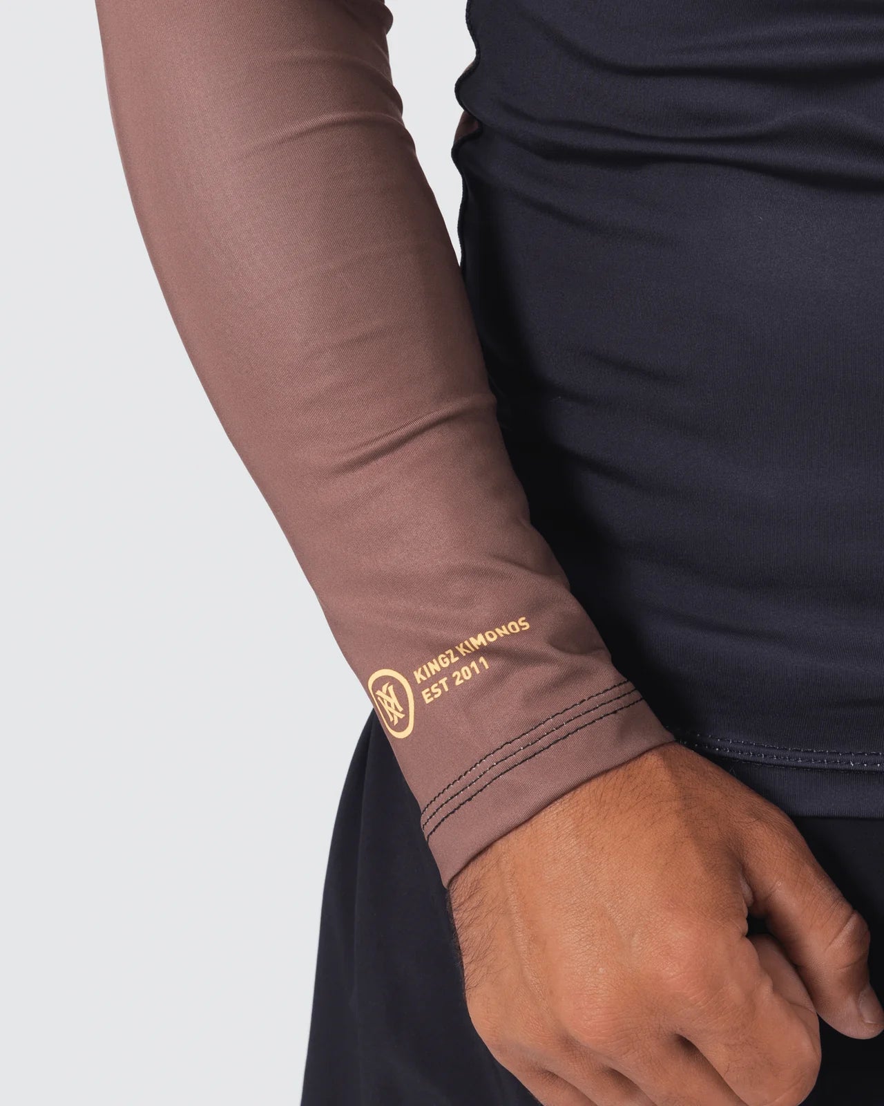 Kingz Ranked Performance V2 Long Sleeve Rashguard Brown