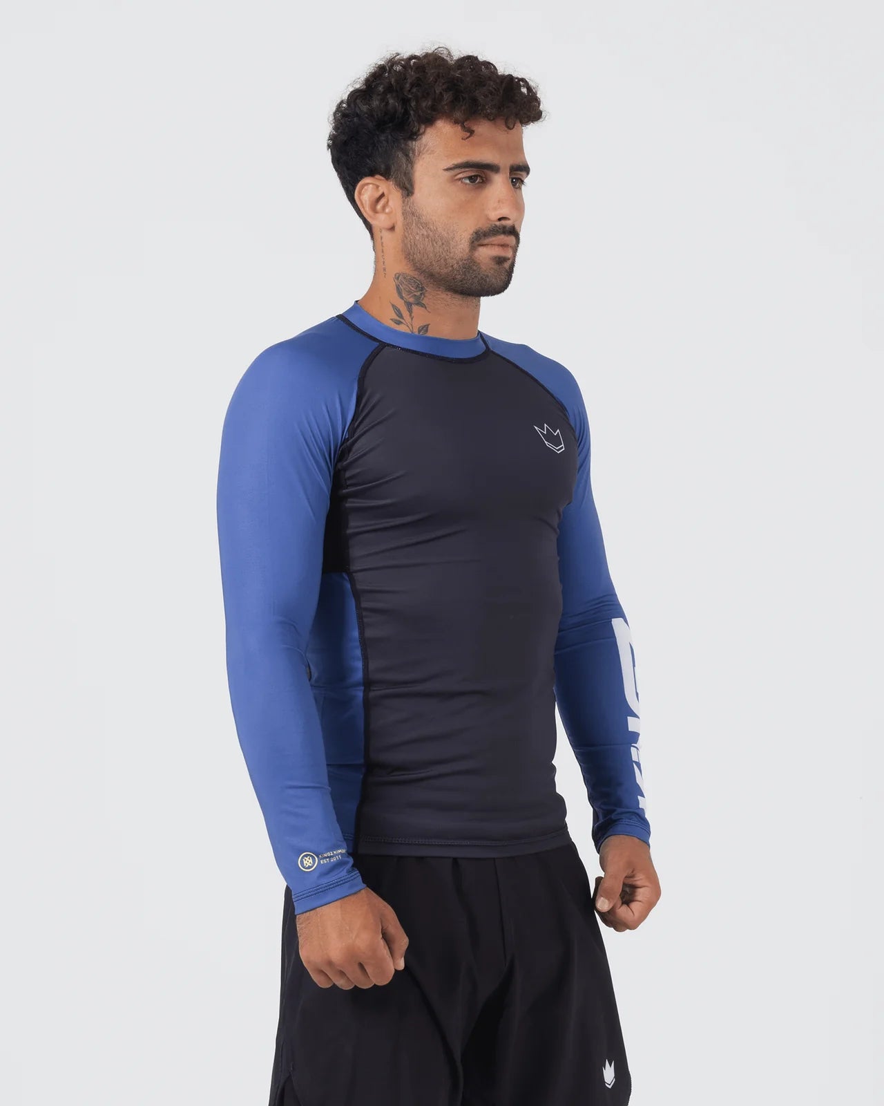 Kingz Ranked Performance V2 Long Sleeve Rashguard Blue