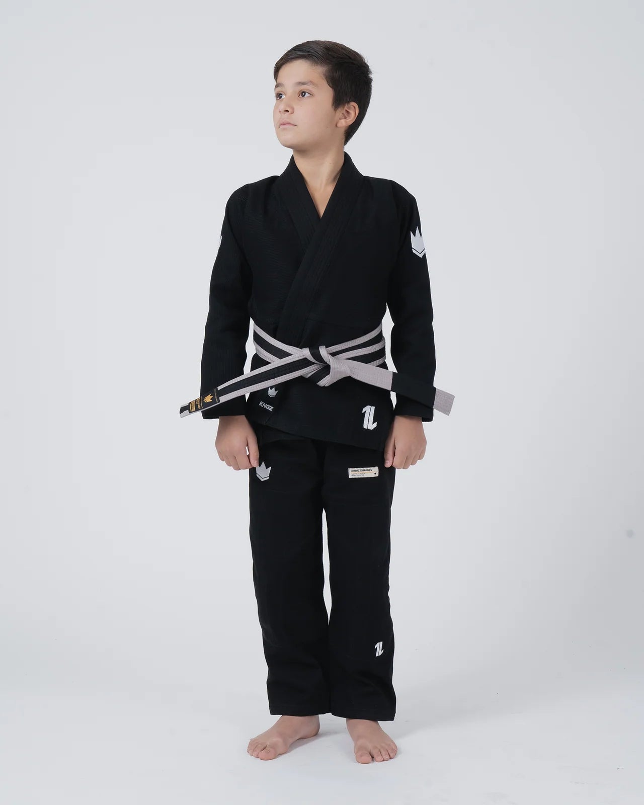Kingz Kids The ONE V2 Jiu Jitsu Gi Black