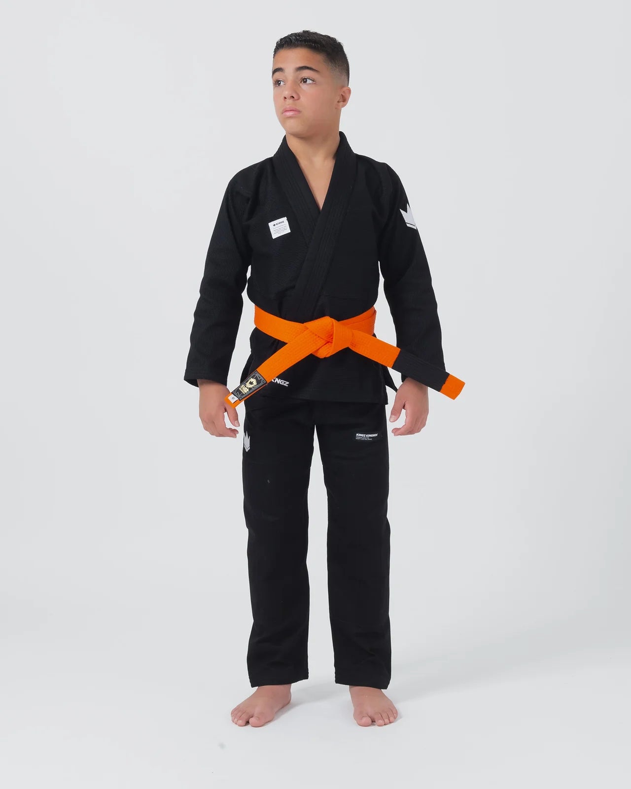 Kingz Kore Kids V2 Jiu Jitsu Gi Black