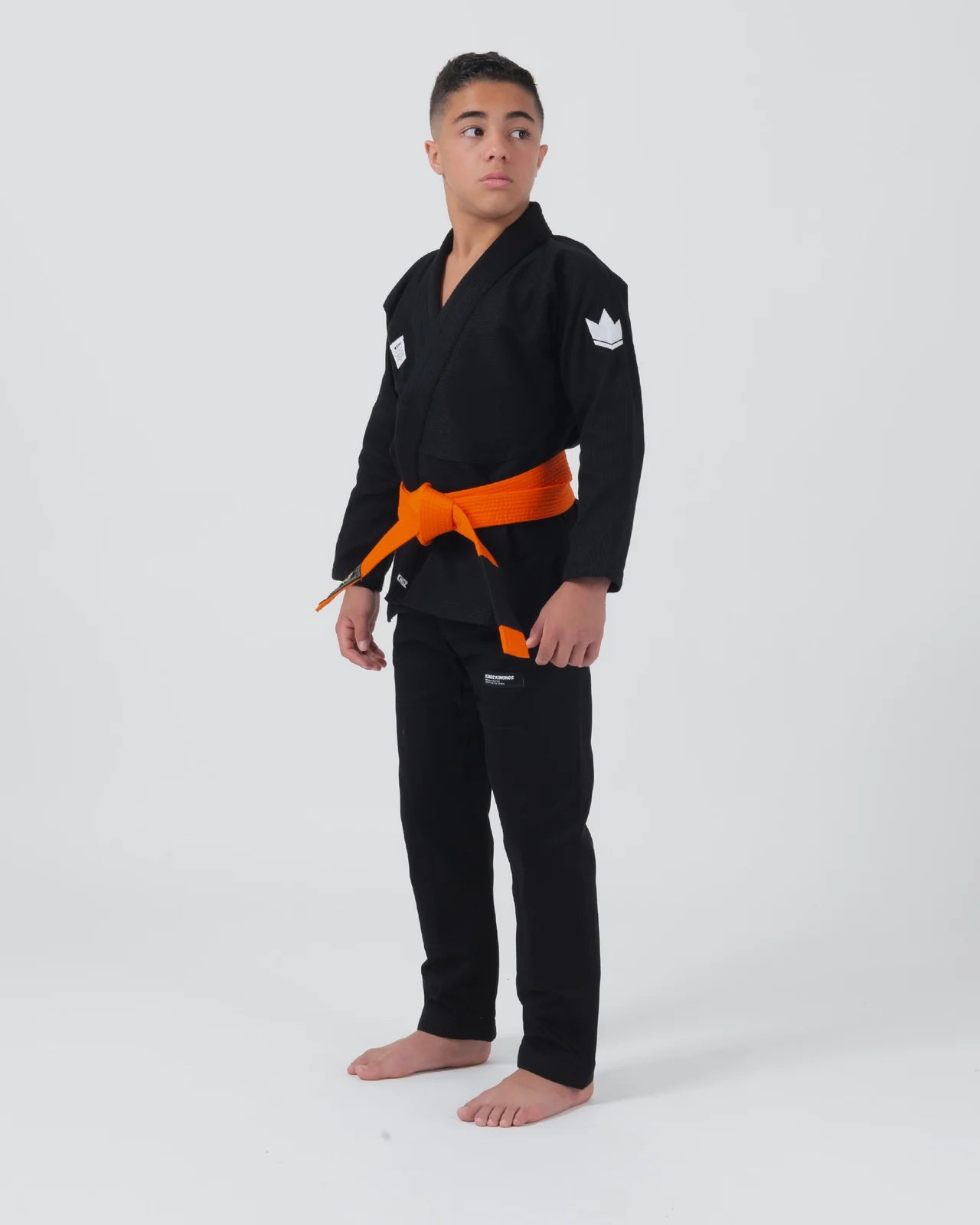 Kingz Kore Kids V2 Jiu Jitsu Gi Black
