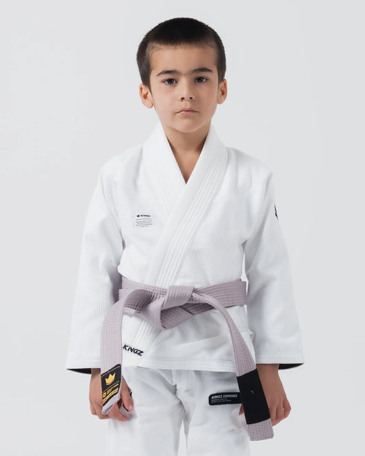 Kingz Kore Kids V2 Jiu Jitsu Gi White