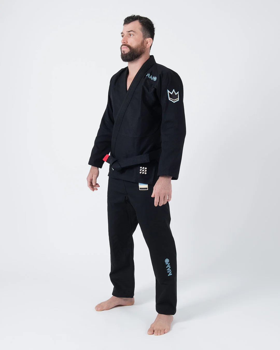 Kingz Mens Nano 3.0 Jiu Jitsu Gi Black