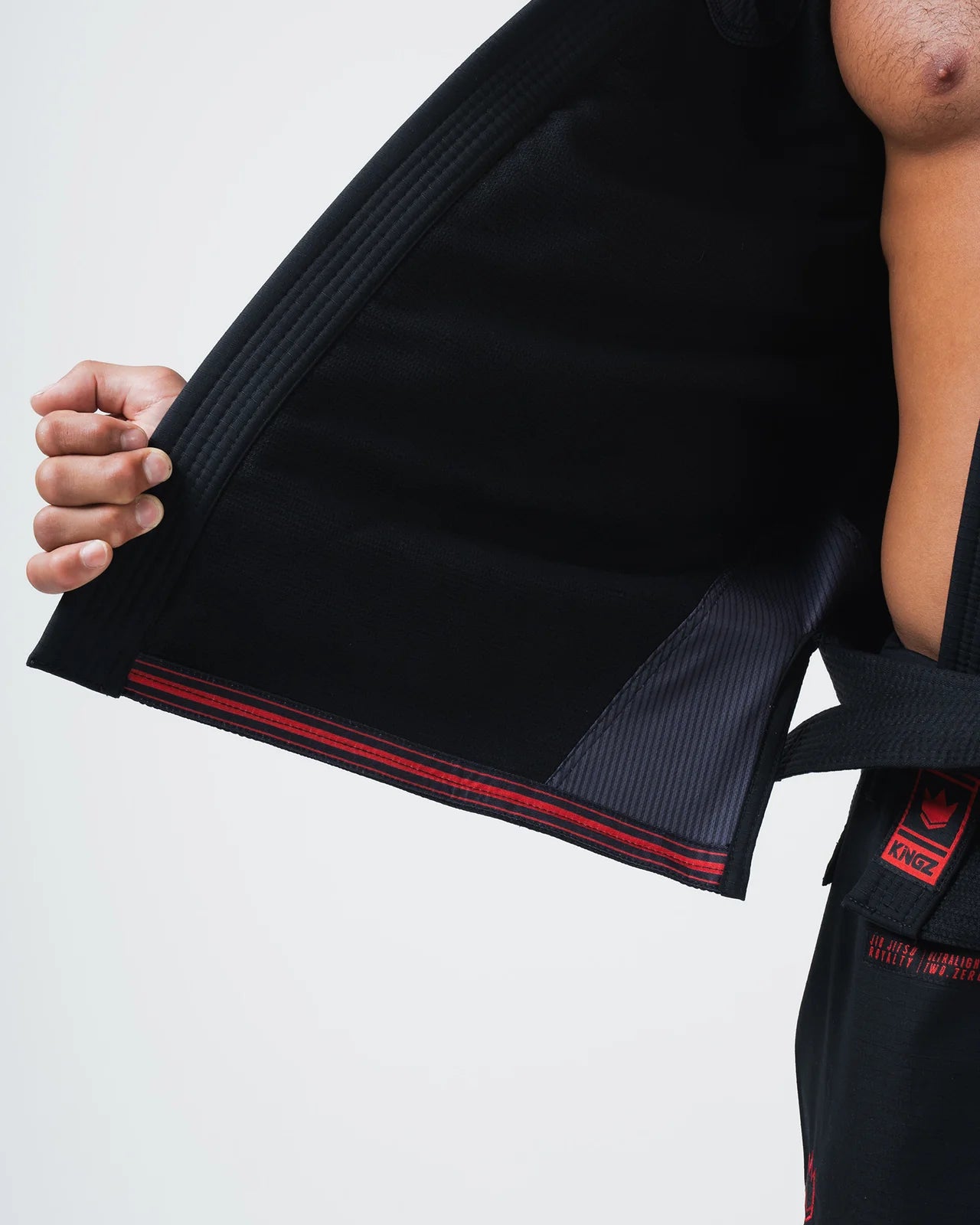 Kingz Mens Ultralight 2.0 Jiu Jitsu Gi Black