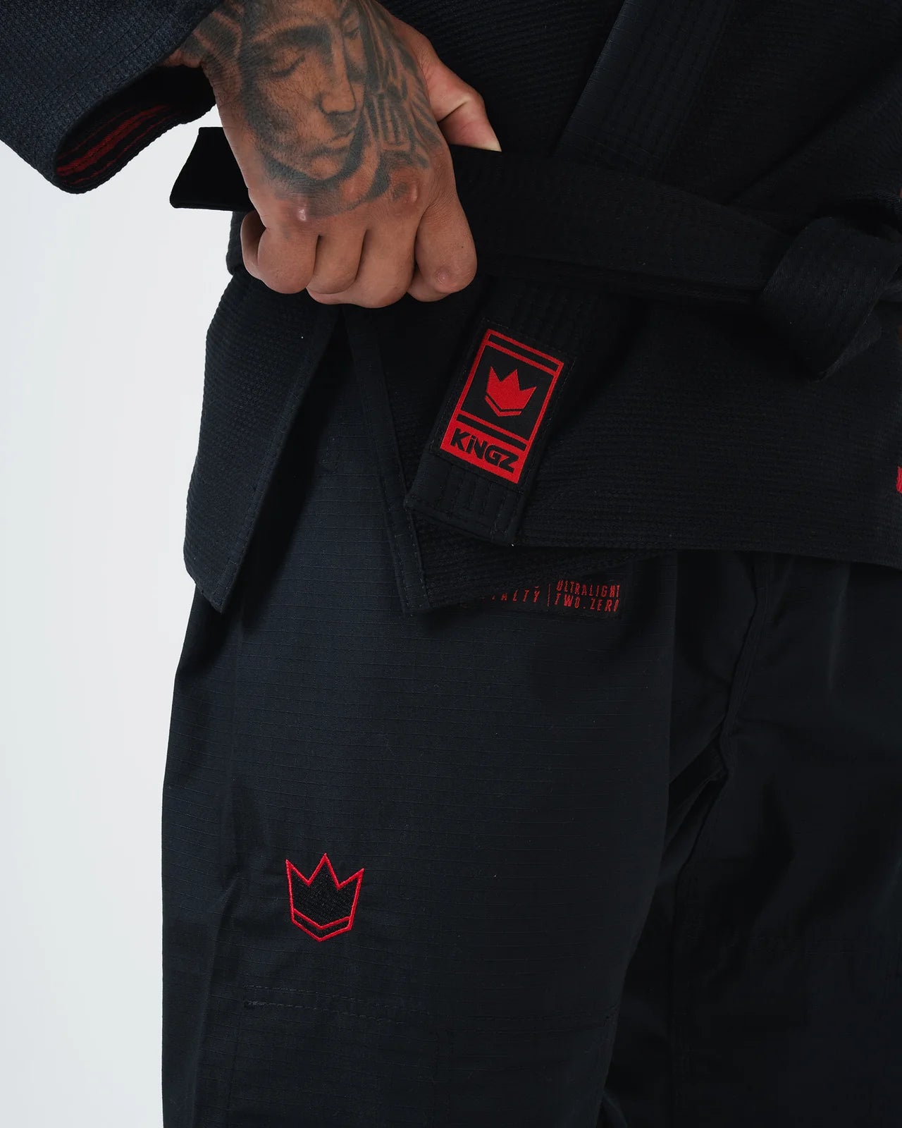 Kingz Mens Ultralight 2.0 Jiu Jitsu Gi Black