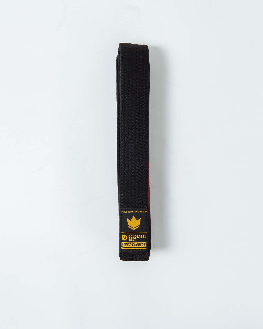 Kingz Gold Label V2 Jiu Jitsu Belts Black