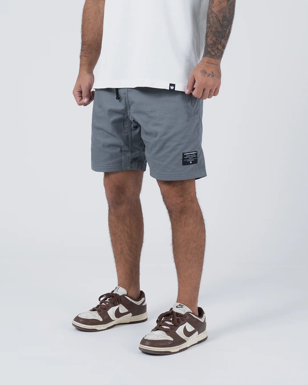 Kingz Casual Gi Shorts Grey