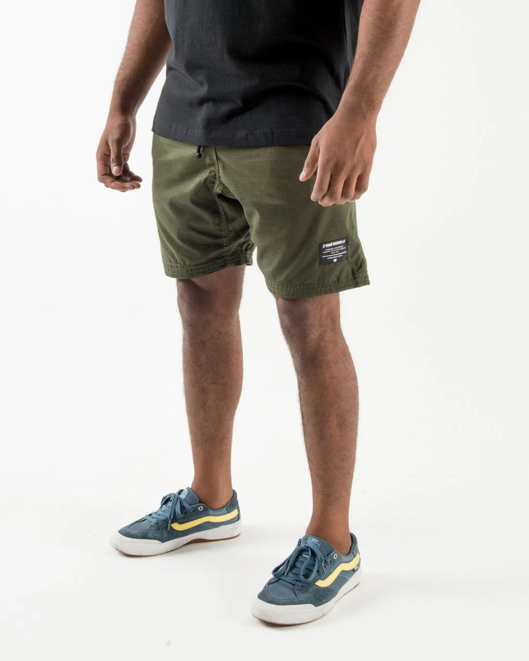 Kingz Casual Gi Shorts Military Green