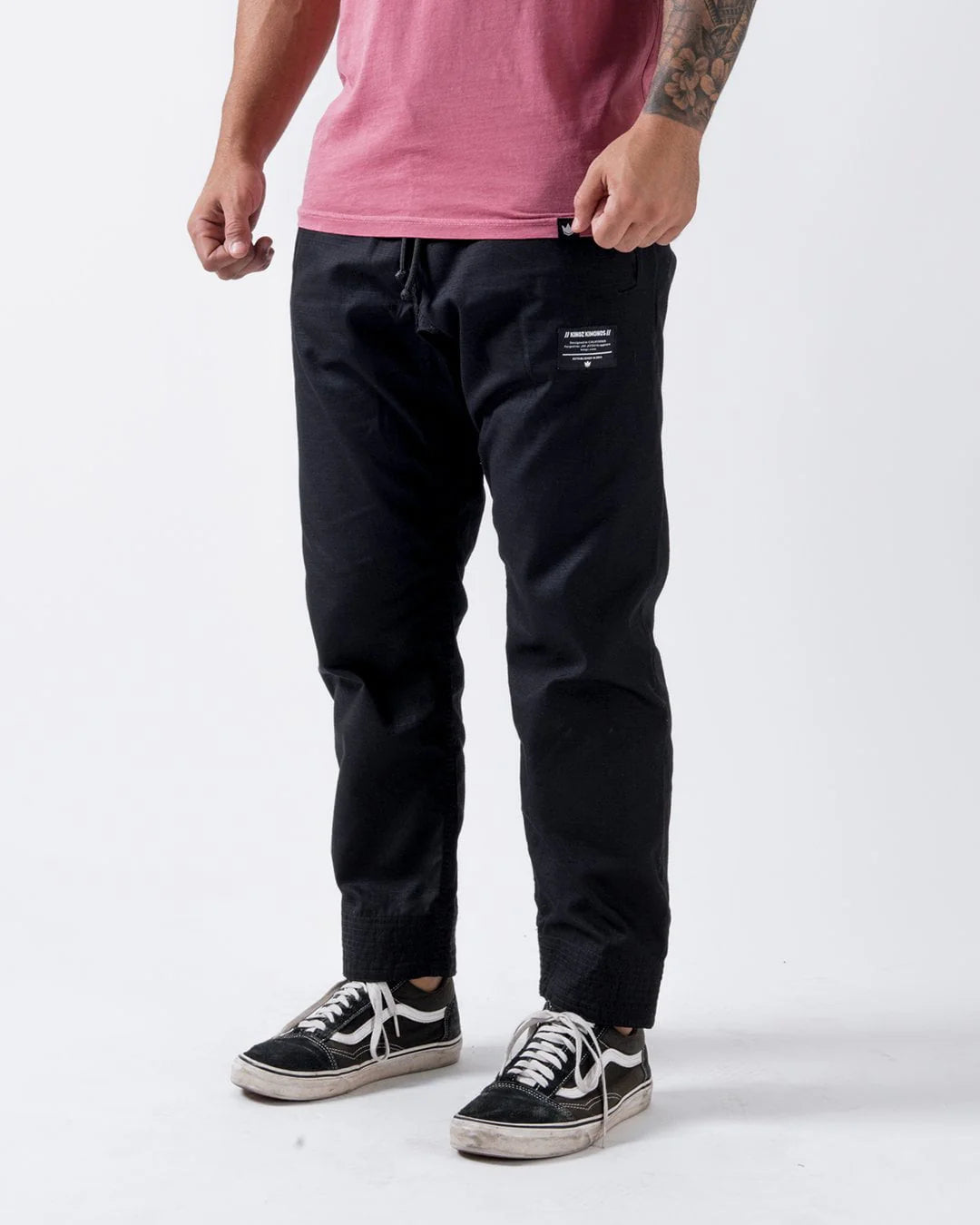 Kingz Casual Rip Stop Gi Pant Black