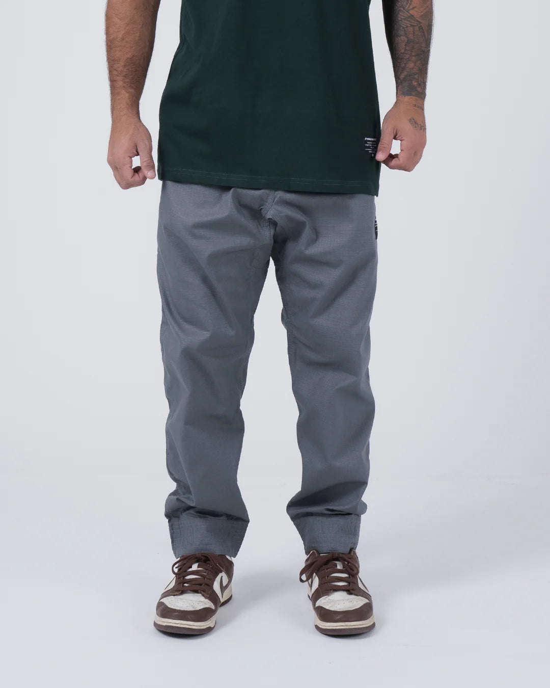 Kingz Casual Rip Stop Gi Pant Grey
