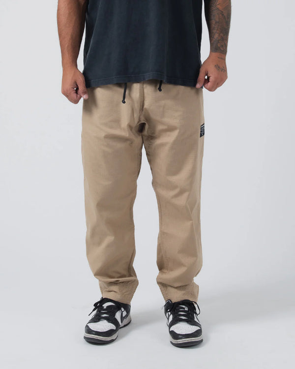 Kingz Casual Rip Stop Gi Pant Khaki