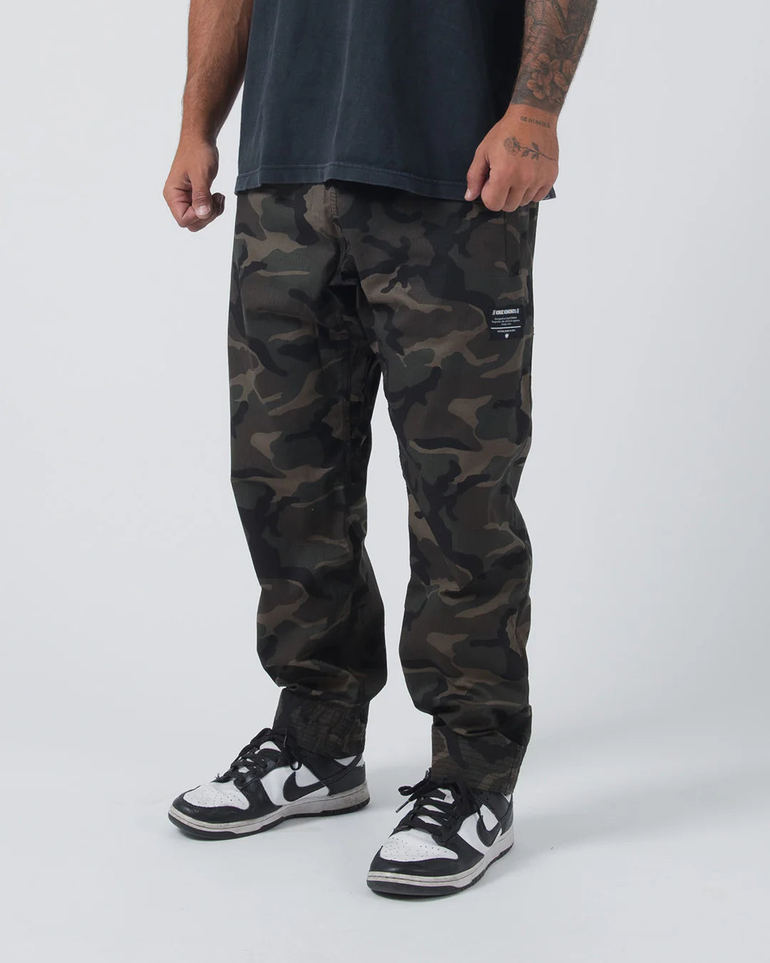 Kingz Casual Rip Stop Gi Pant Camo