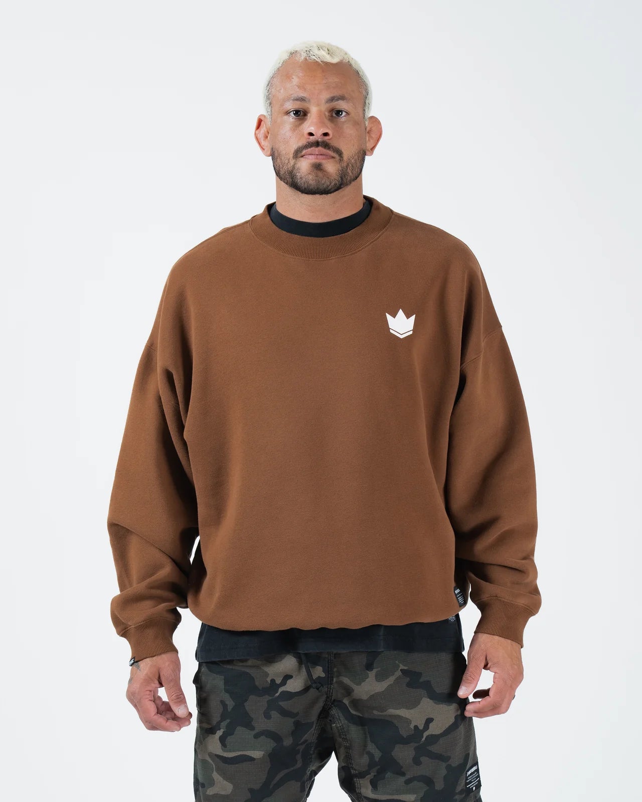 Kingz Kore V2 Crewneck Sweat Shirt Brown