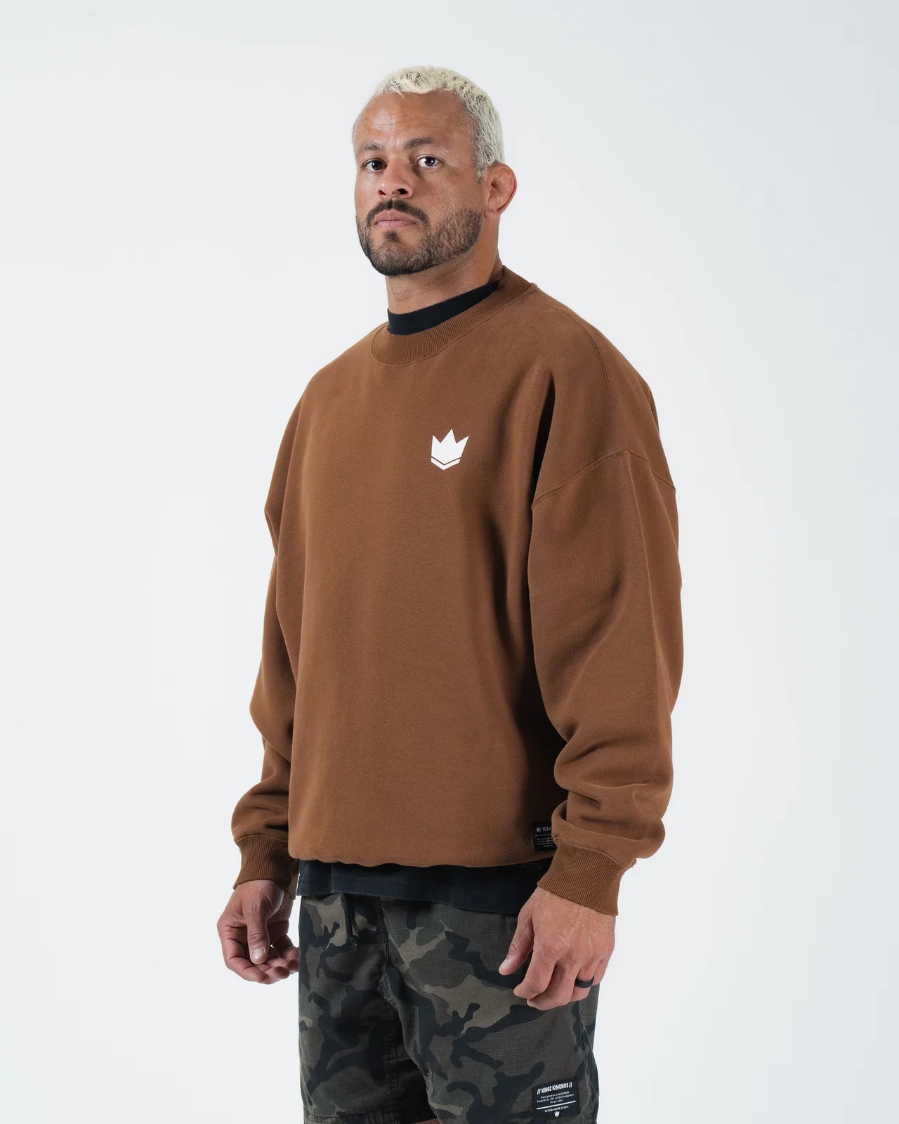 Kingz Kore V2 Crewneck Sweat Shirt Brown