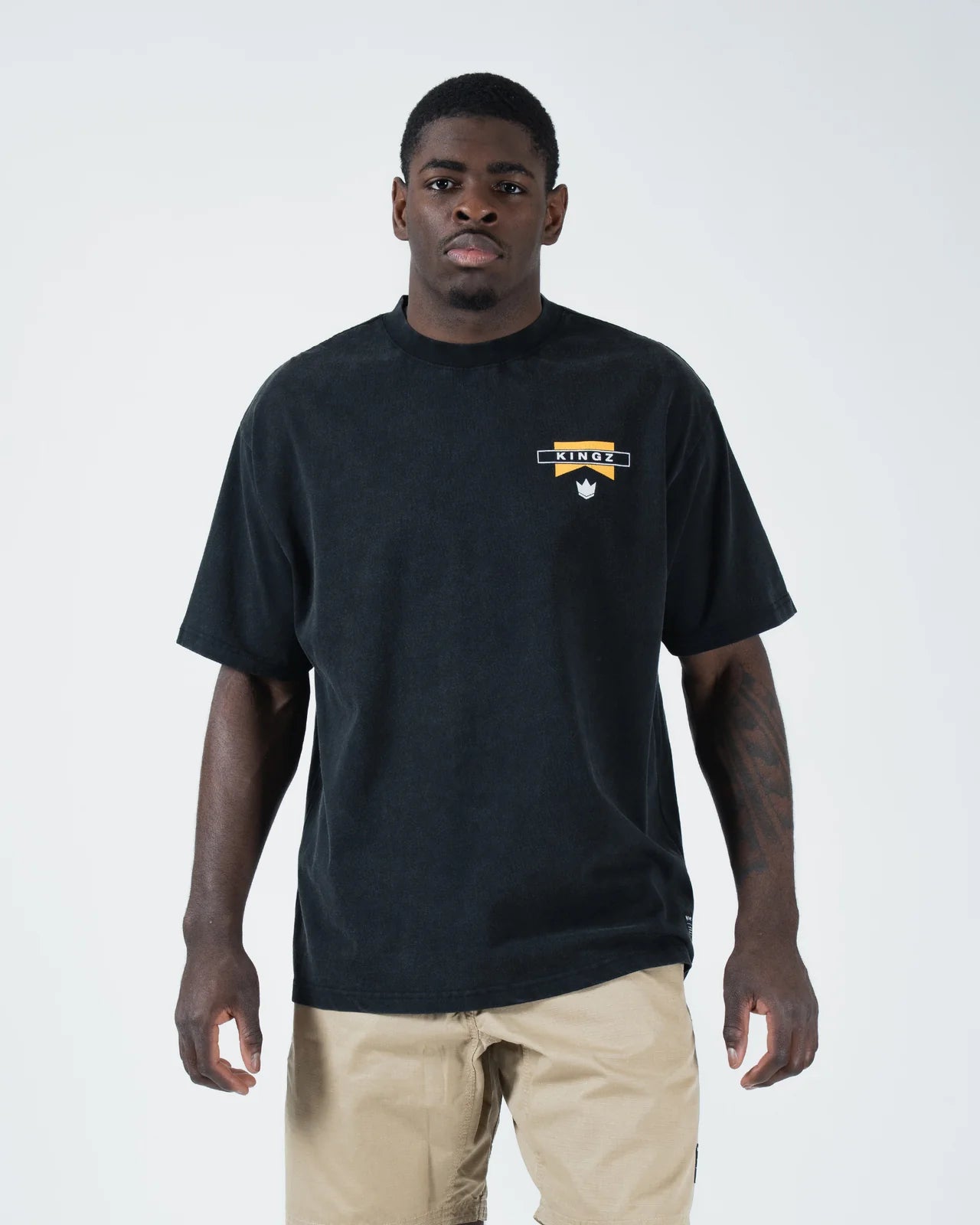 Kingz Flag Tee Black