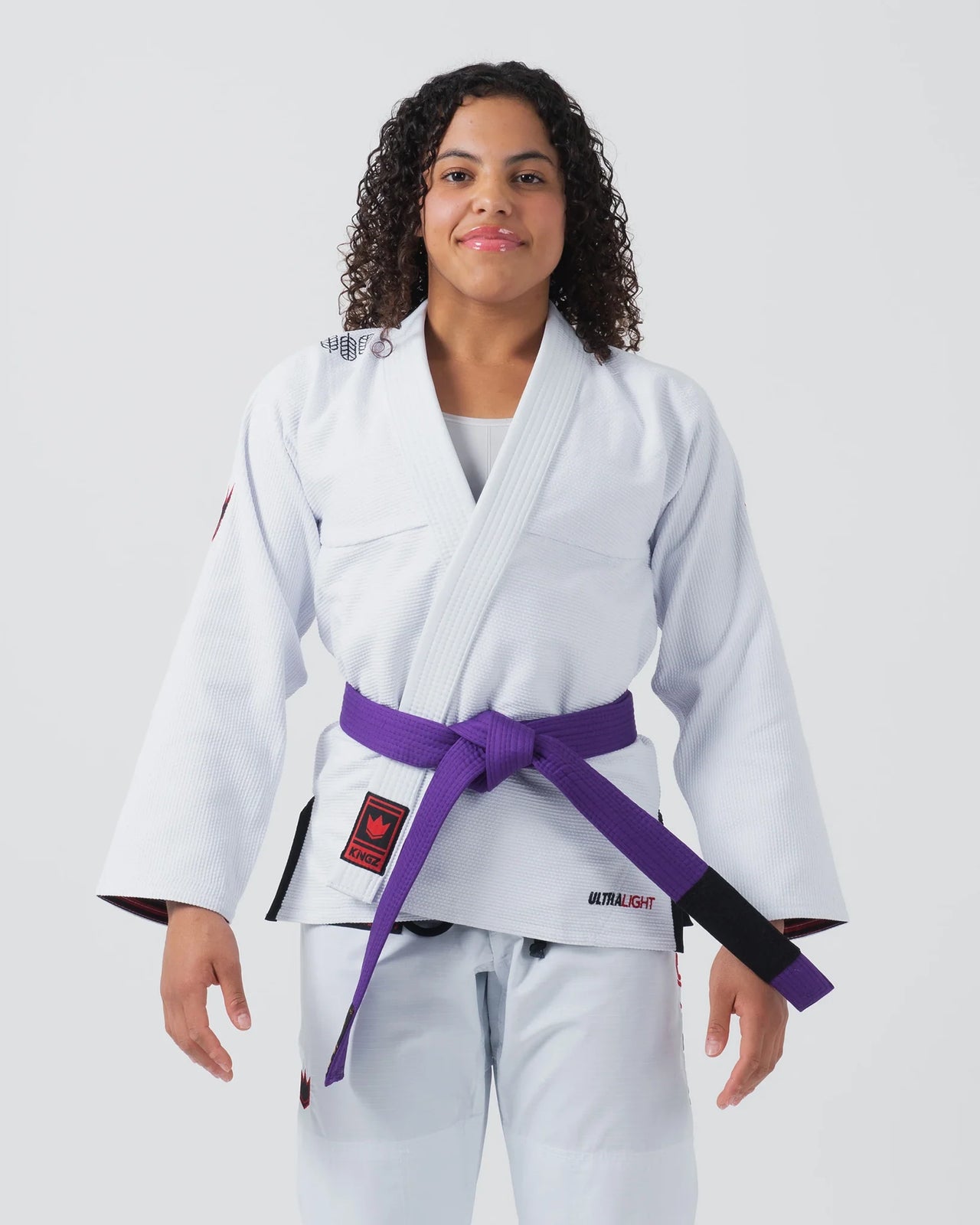 Kingz Womens Ultralight 2.0 Jiu Jitsu Gi White