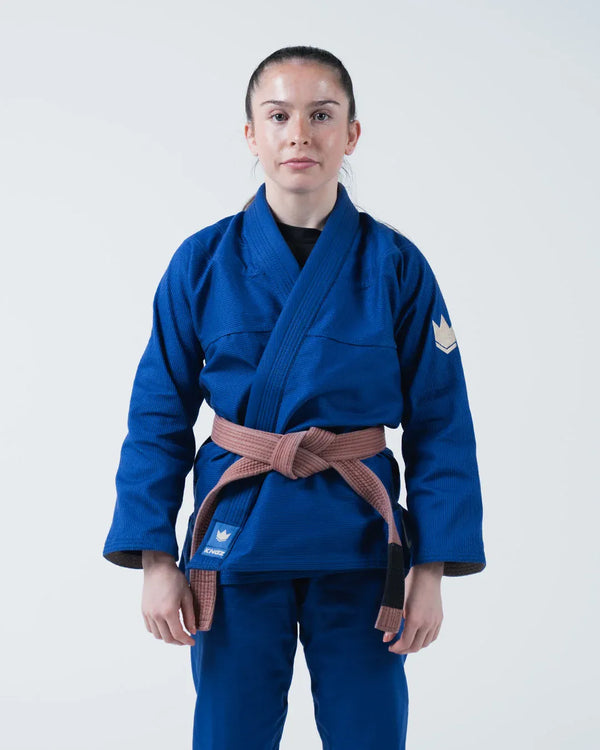Kingz Womens The One V2 Jiu Jitsu Gi Blue