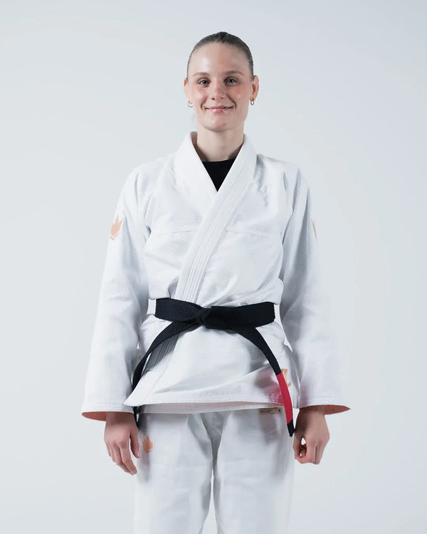 Kingz Womens The ONE V2 Jiu Jitsu Gi White/Pink