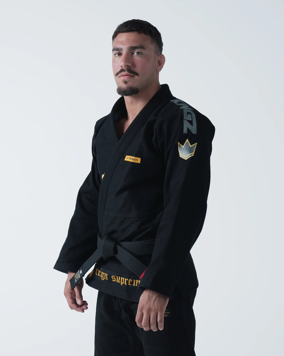 Kingz Mens Comp 450 V7 Jiu Jitsu Gi Black