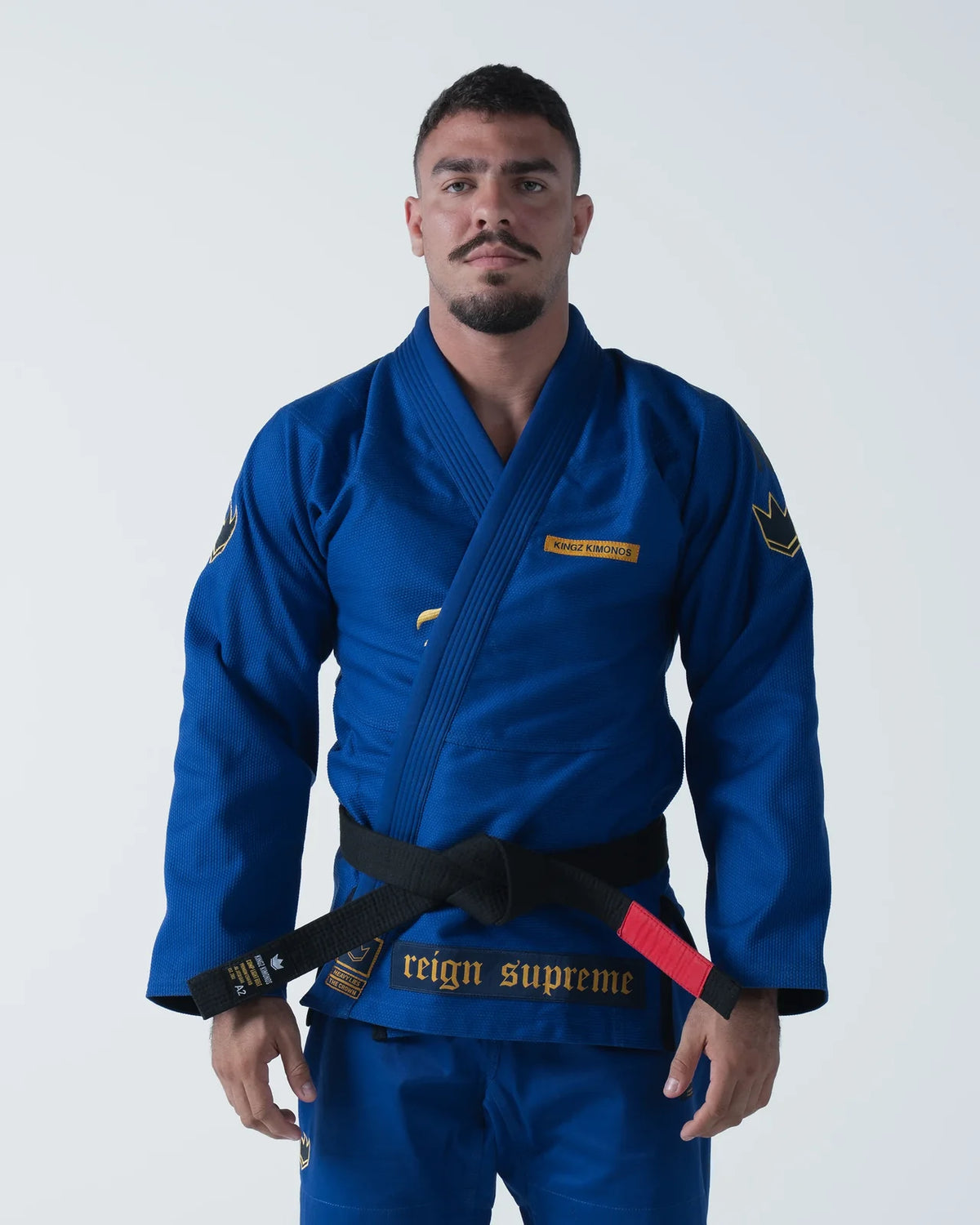 Kingz Mens Comp 450 V7 Jiu Jitsu Gi Blue