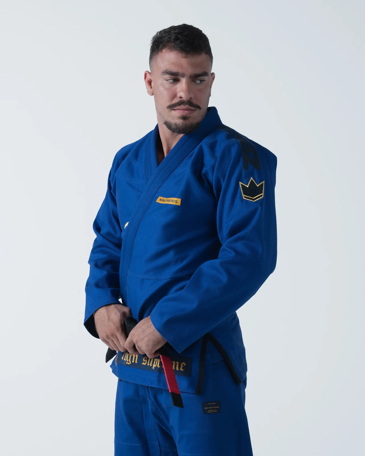 Kingz Mens Comp 450 V7 Jiu Jitsu Gi Blue