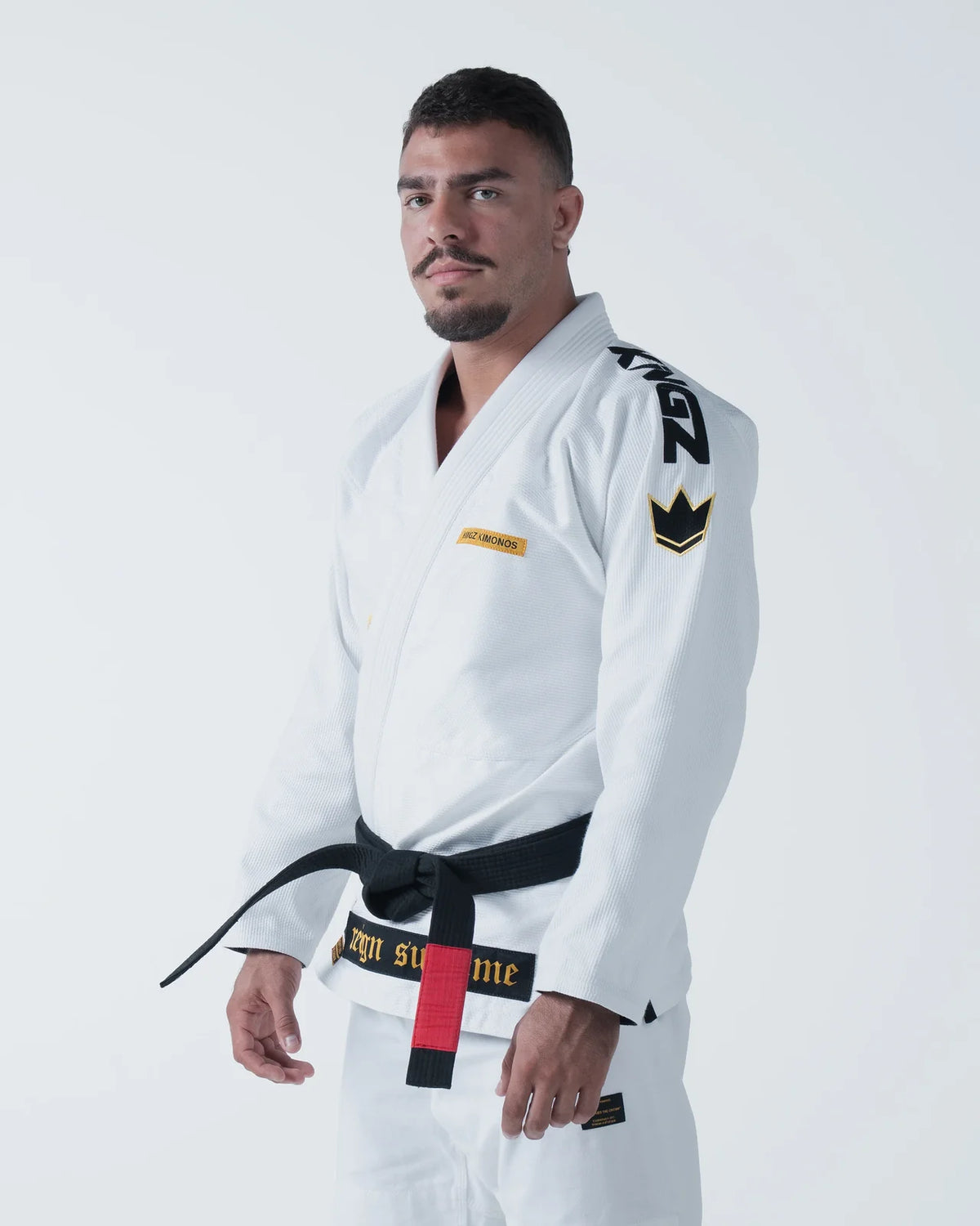 Kingz Mens Comp 450 V7 Jiu Jitsu Gi White
