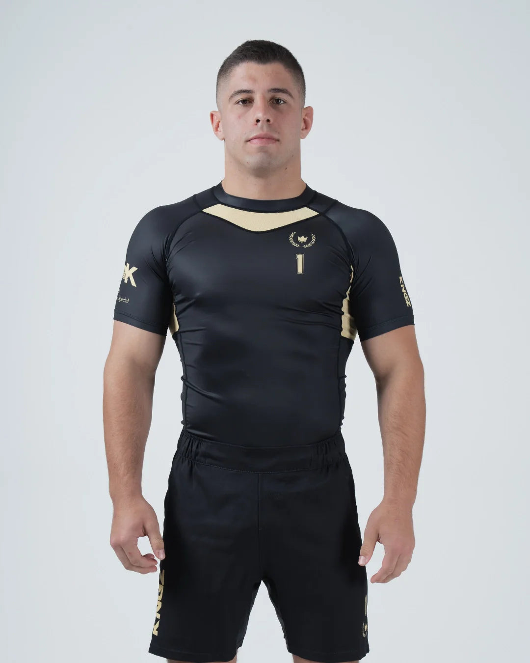 Kingz Player Special Edition Rashguard Black/Yellow