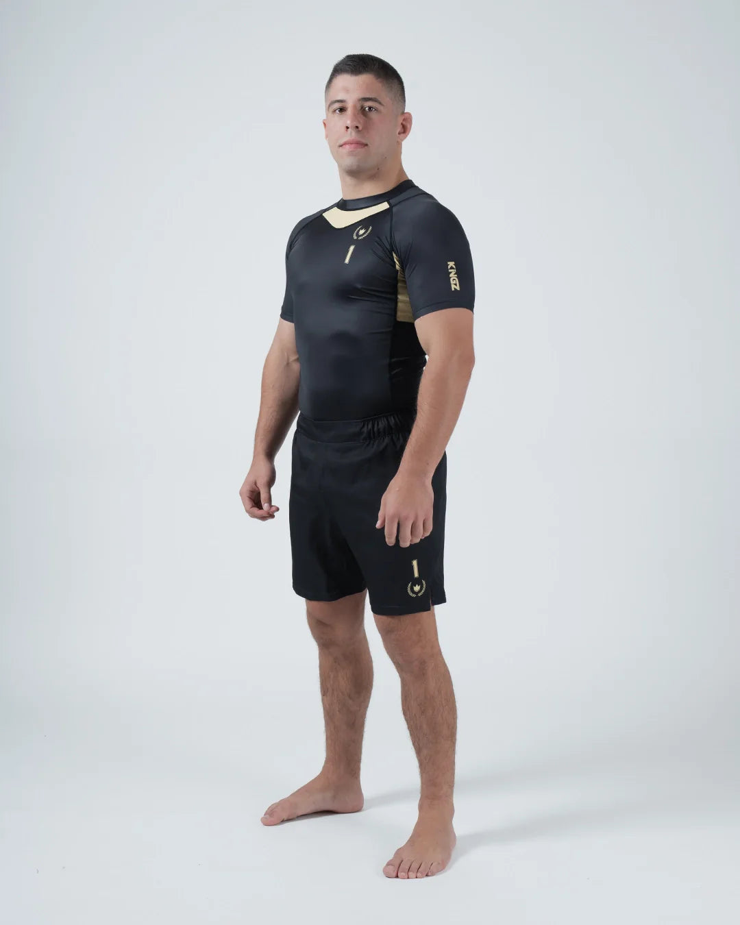 Kingz Player Special Edition Rashguard Black/Yellow