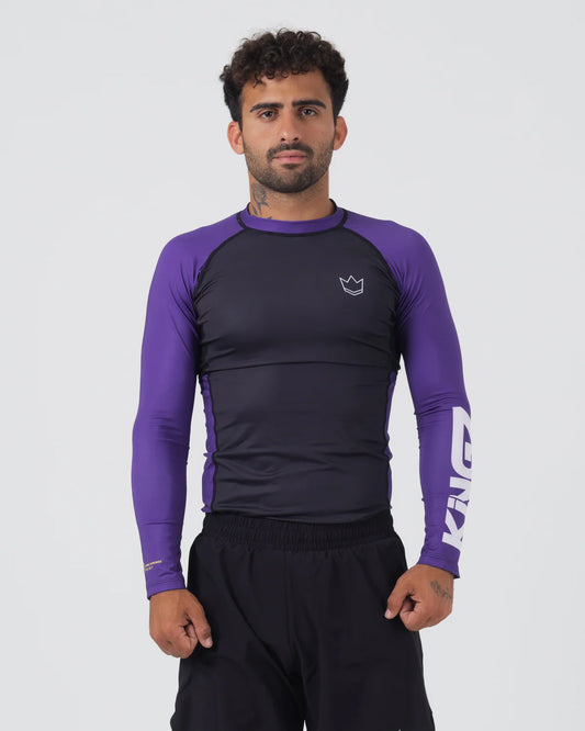 Kingz Ranked Performance V2 Long Sleeve Rashguard Purple