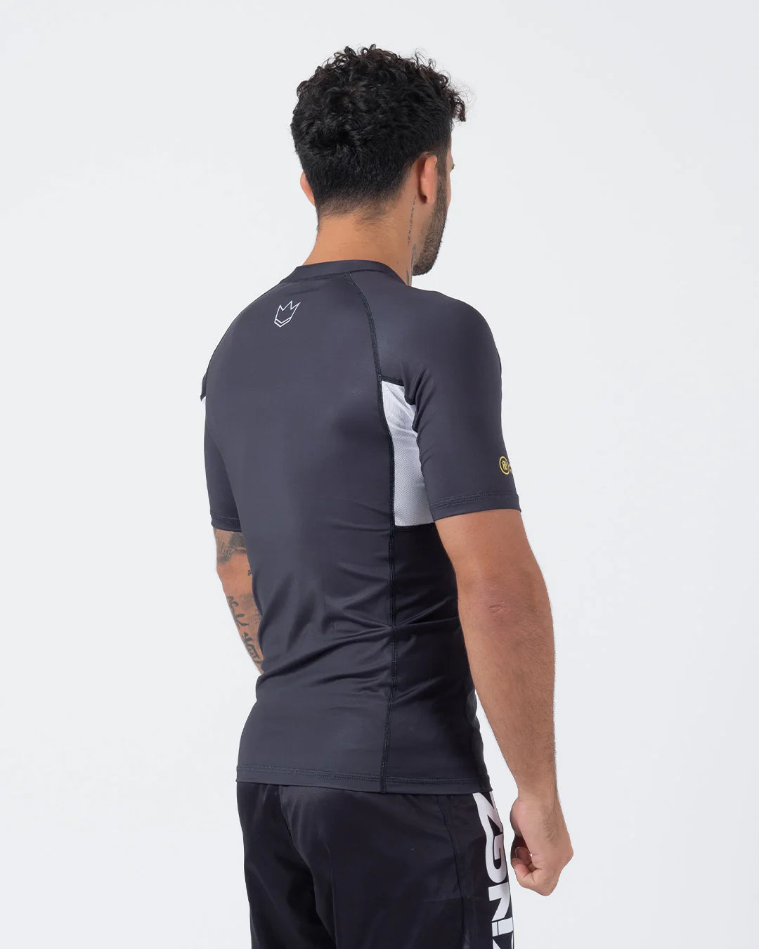 Kingz Ranked Performance V2 Short Sleeve Rashguard Black
