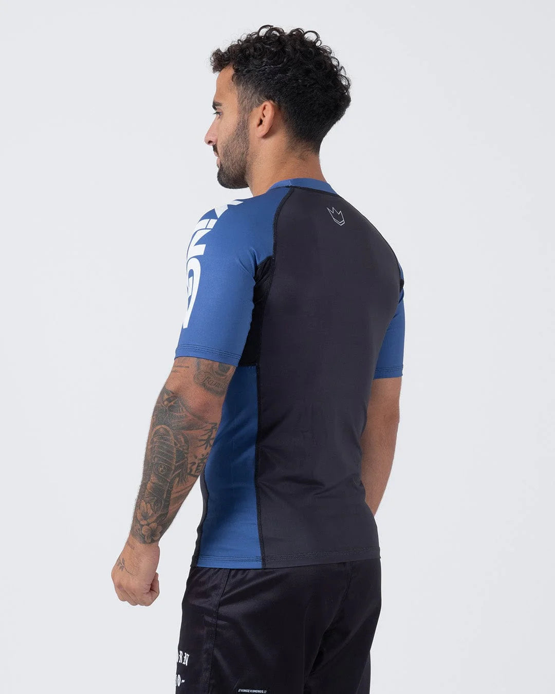 Kingz Ranked Performance V2 Short Sleeve Rashguard Blue