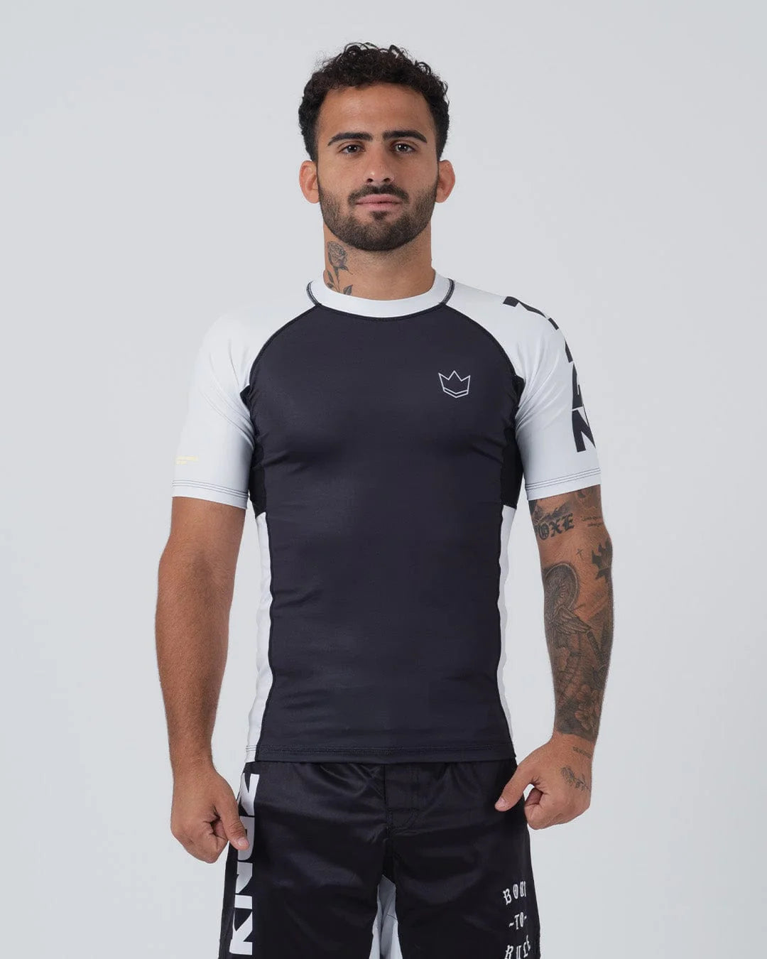 Kingz Ranked Performance V2 Short Sleeve Rashguard White