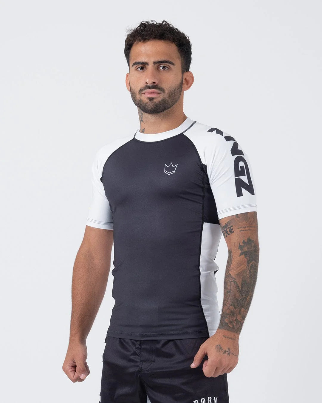 Kingz Ranked Performance V2 Short Sleeve Rashguard White