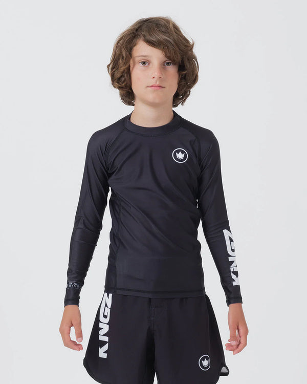 Kingz Kore V2 Youth Long Sleeve Rashguard Black