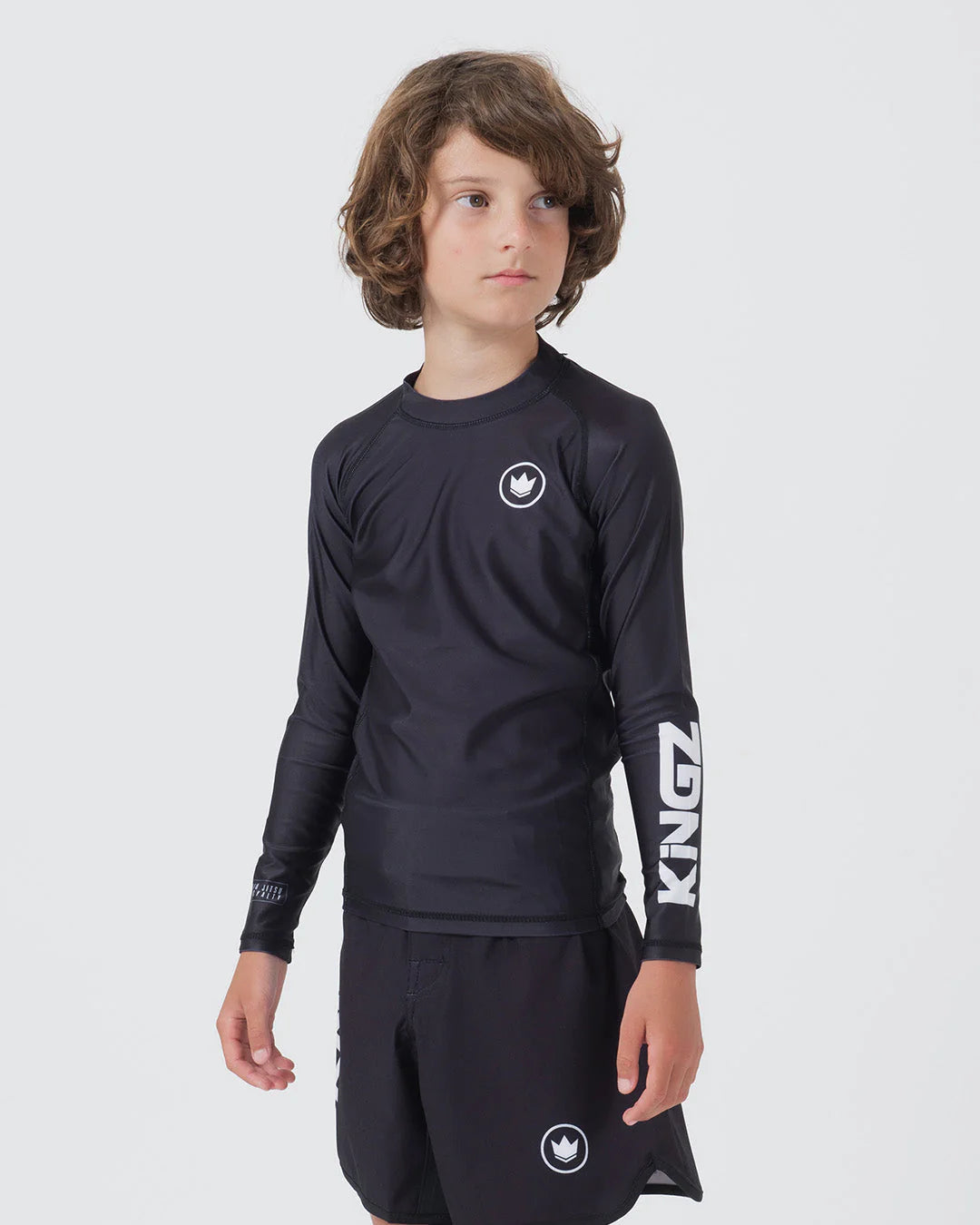 Kingz Kore V2 Youth Long Sleeve Rashguard Black